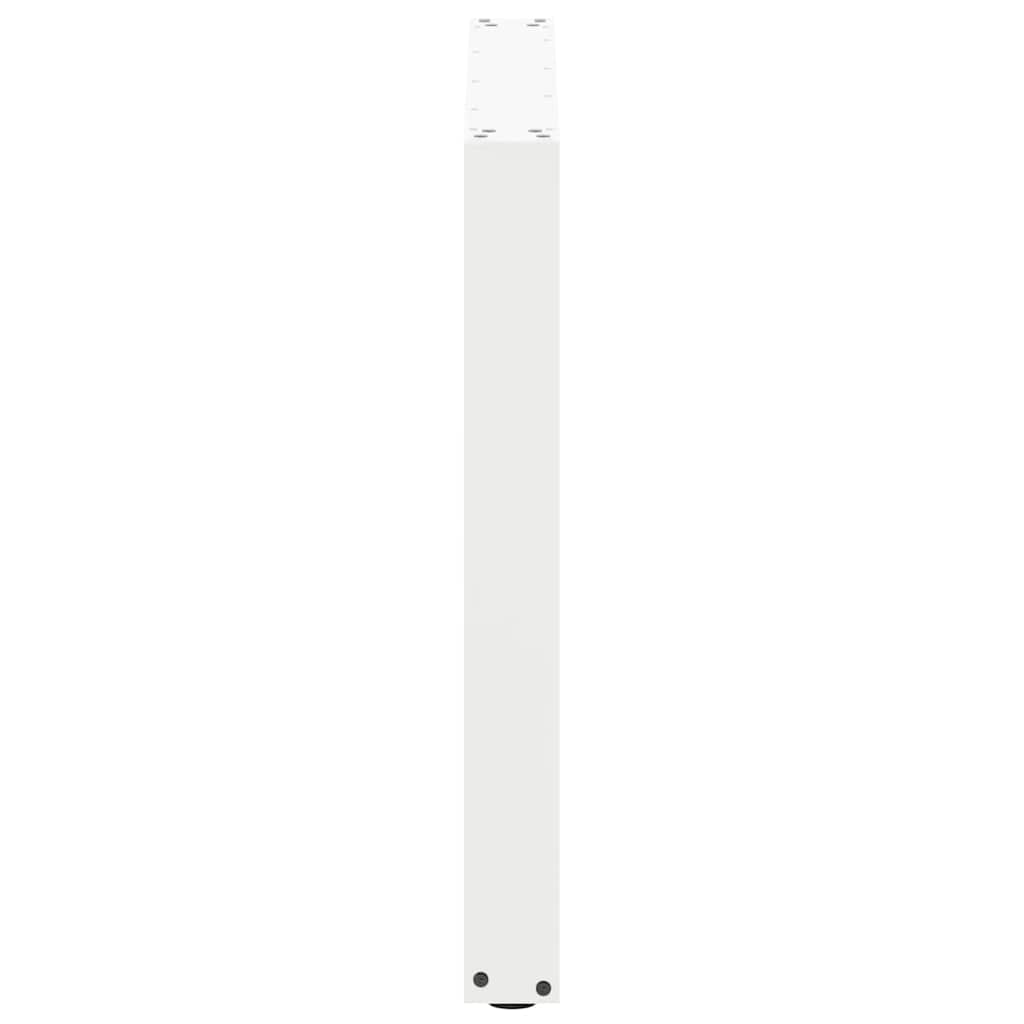 Dining Table Legs U-Shaped 2 pcs White 80x(72-73) cm Steel
