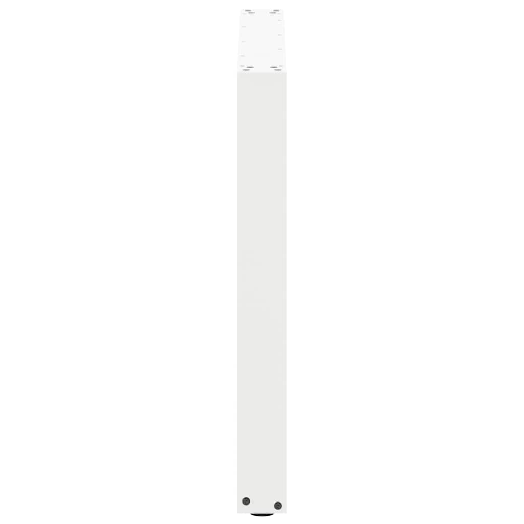 Dining Table Legs U-Shaped 2 pcs White 90x(72-73) cm Steel