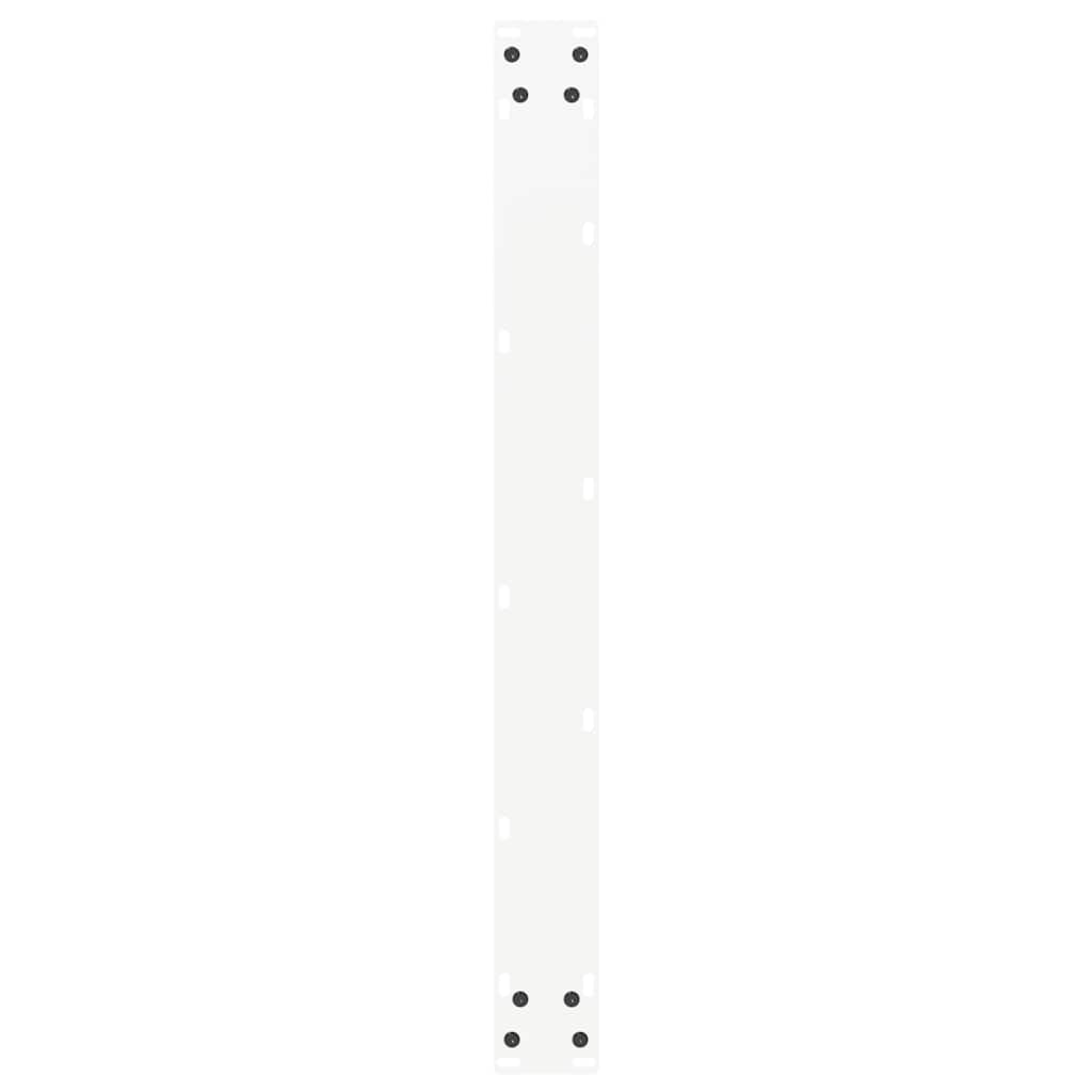 Dining Table Legs U-Shaped 2 pcs White 90x(72-73) cm Steel