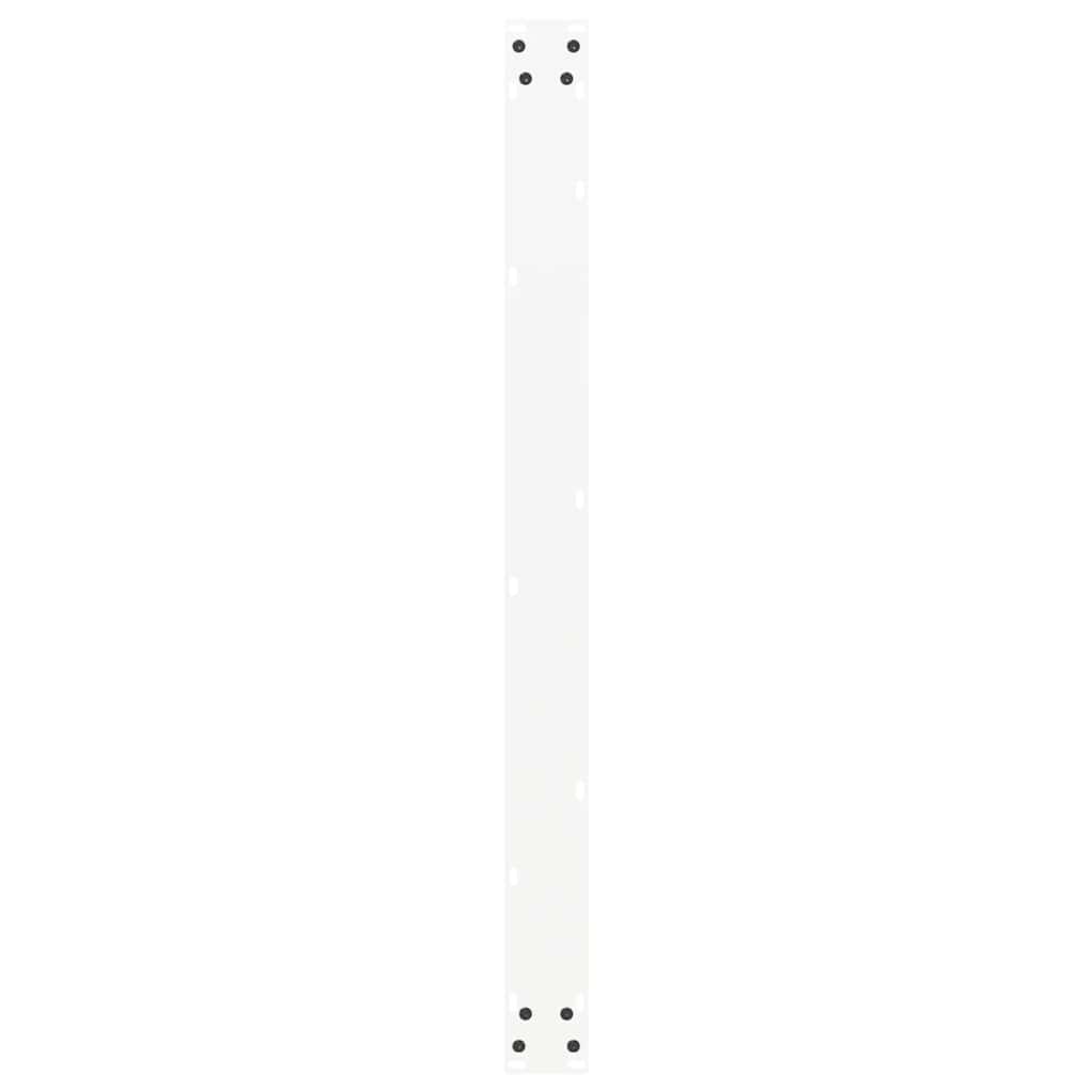 Dining Table Legs U-Shaped 2 pcs White 100x(72-73) cm Steel