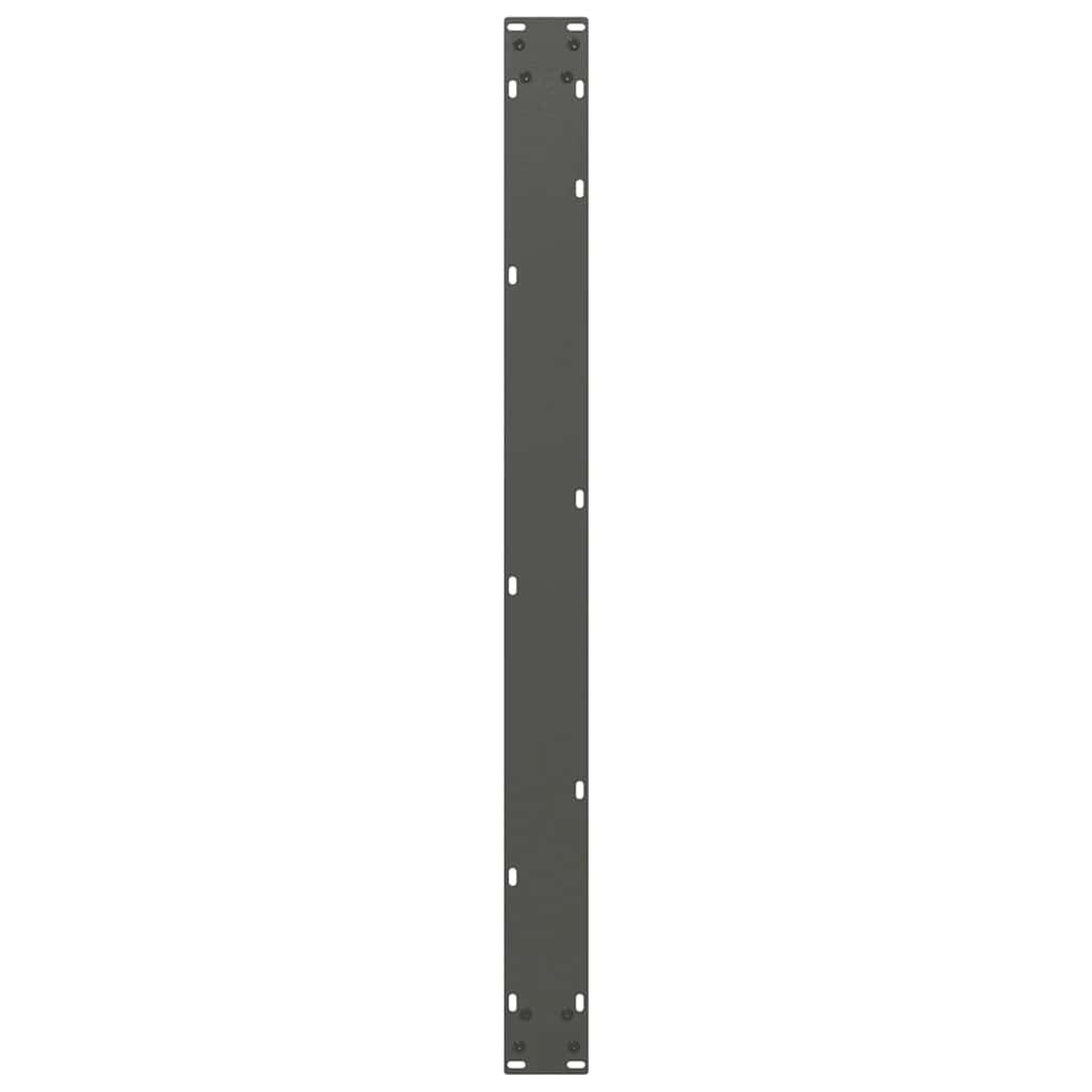 Dining Table Legs U-Shaped 2 pcs Anthracite 100x(72-73) cm Steel