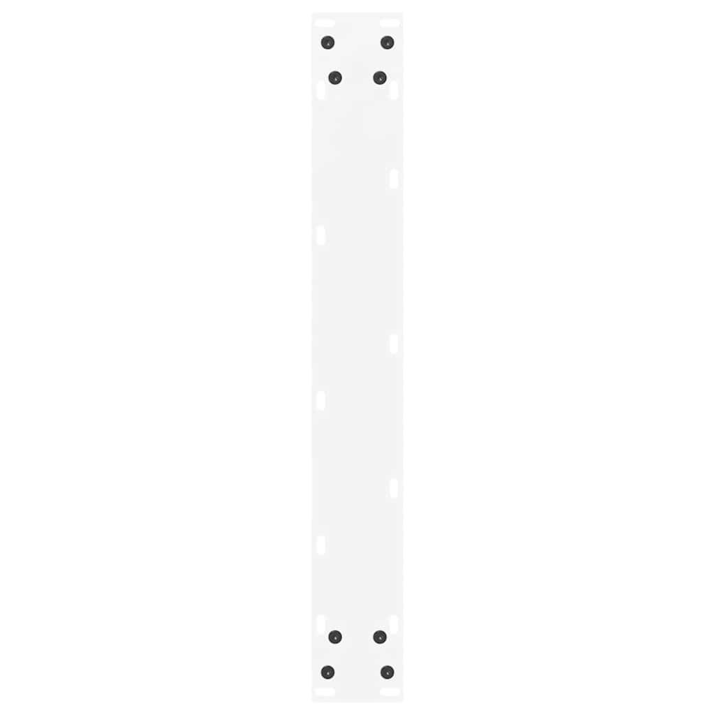 Dining Table Legs U-Shaped 3 pcs White 70x(72-73) cm Steel