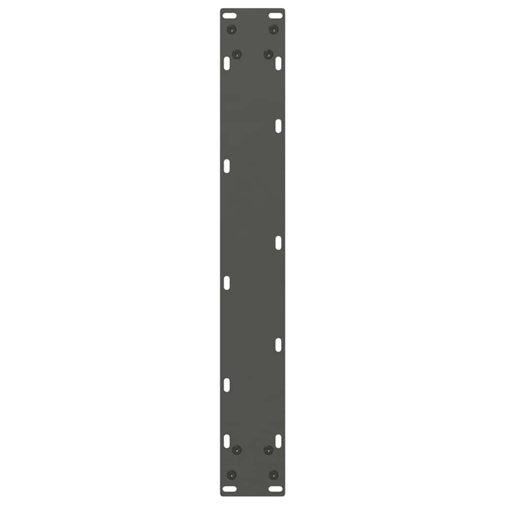 Dining Table Legs U-Shaped 3 pcs Anthracite 70x(72-73) cm Steel