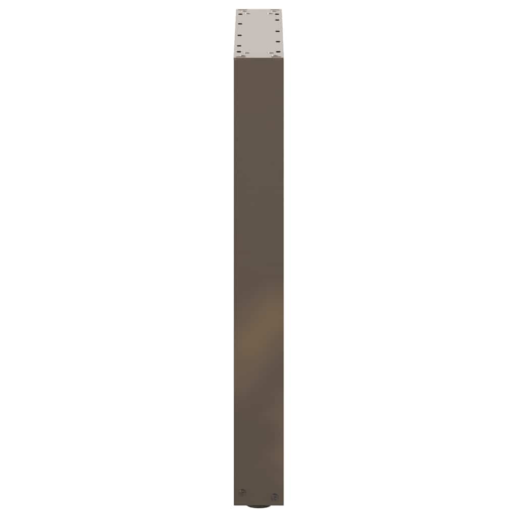 Dining Table Legs U-Shaped 3 pcs Natural Steel 70x(72-73) cm Steel