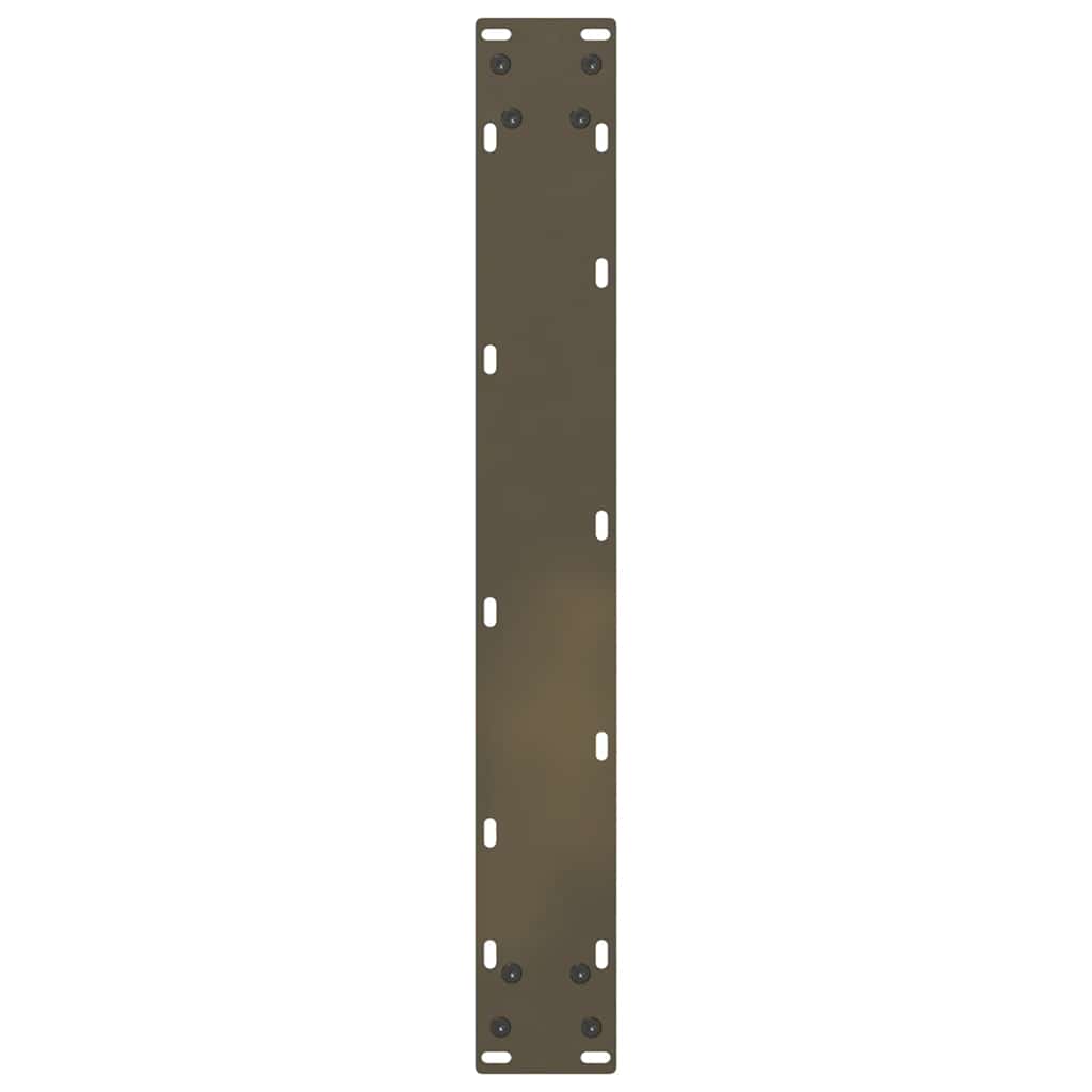 Dining Table Legs U-Shaped 3 pcs Natural Steel 70x(72-73) cm Steel