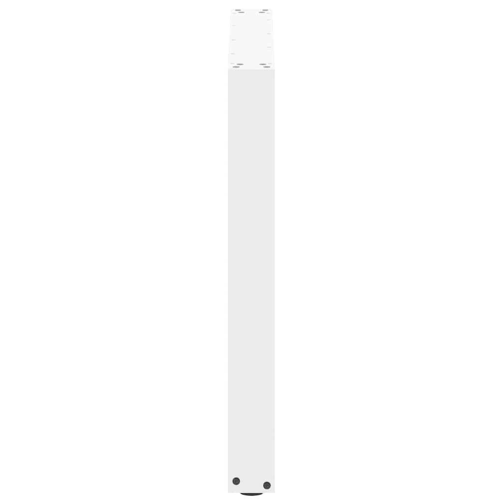 Dining Table Legs U-Shaped 3 pcs White 80x(72-73) cm Steel
