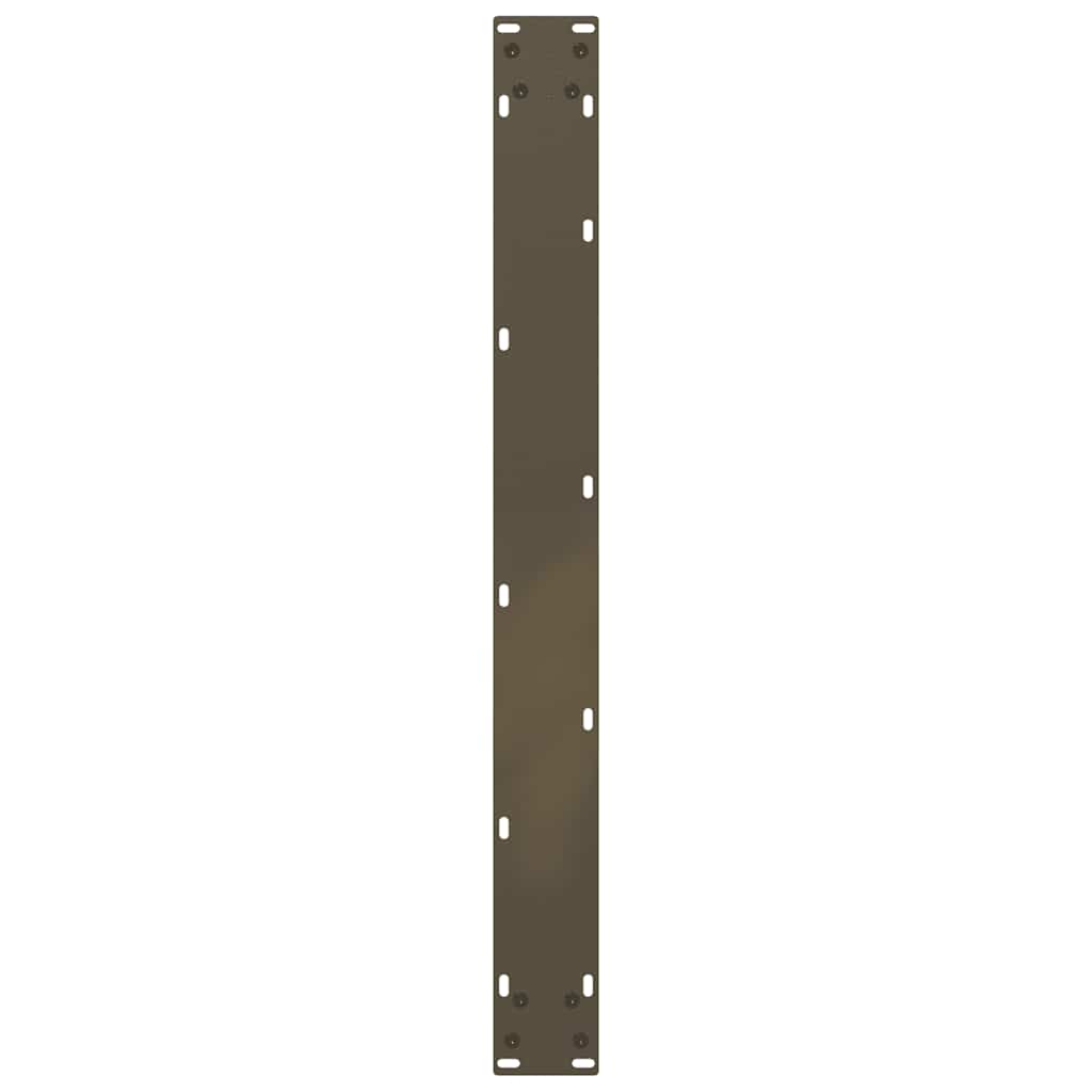 Dining Table Legs U-Shaped 3 pcs Natural Steel 80x(72-73) cm Steel