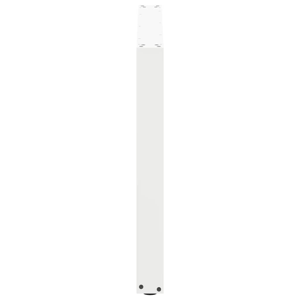 Dining Table Legs U-Shaped 3 pcs White 100x(72-73) cm Steel