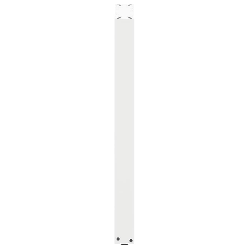 Bar Table Legs U-Shaped 2 pcs White 40x(90-91) cm Steel