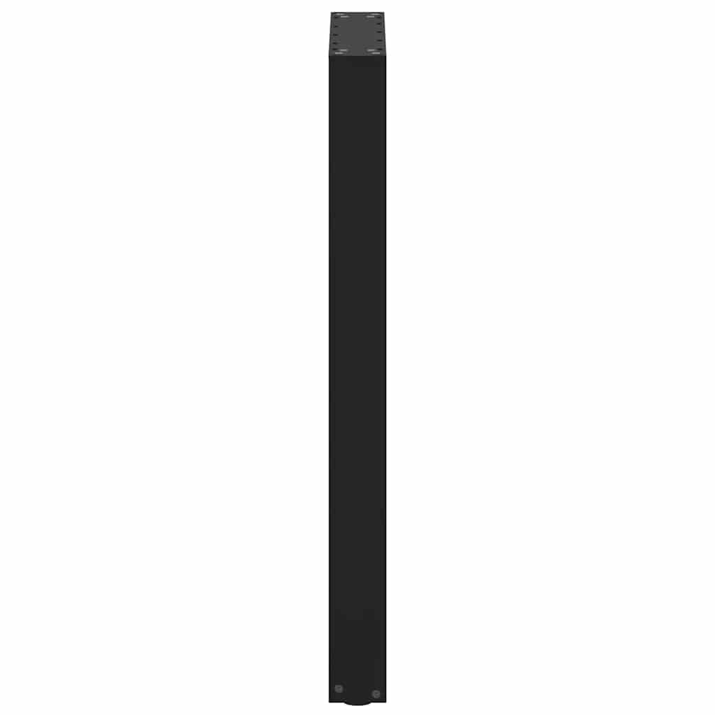 Bar Table Legs U-Shaped 2 pcs Black 50x(90-91) cm Steel