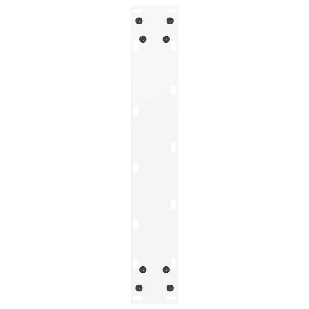 Bar Table Legs U-Shaped 2 pcs White 50x(90-91) cm Steel