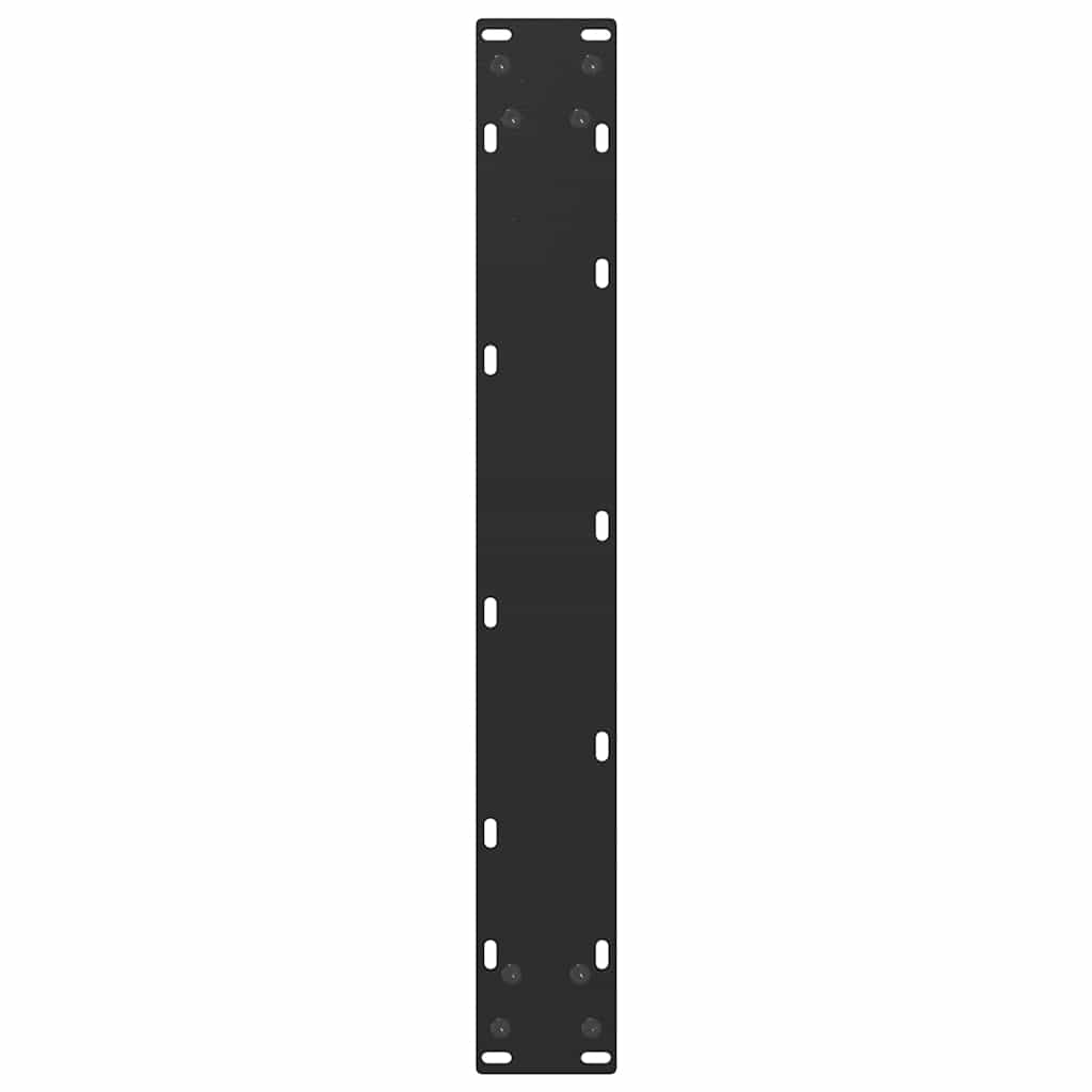 Bar Table Legs U-Shaped 2 pcs Black 60x(90-91) cm Steel