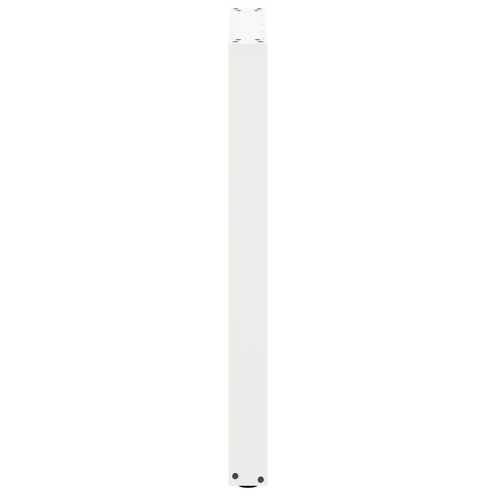 Bar Table Legs U-Shaped 2 pcs White 60x(90-91) cm Steel