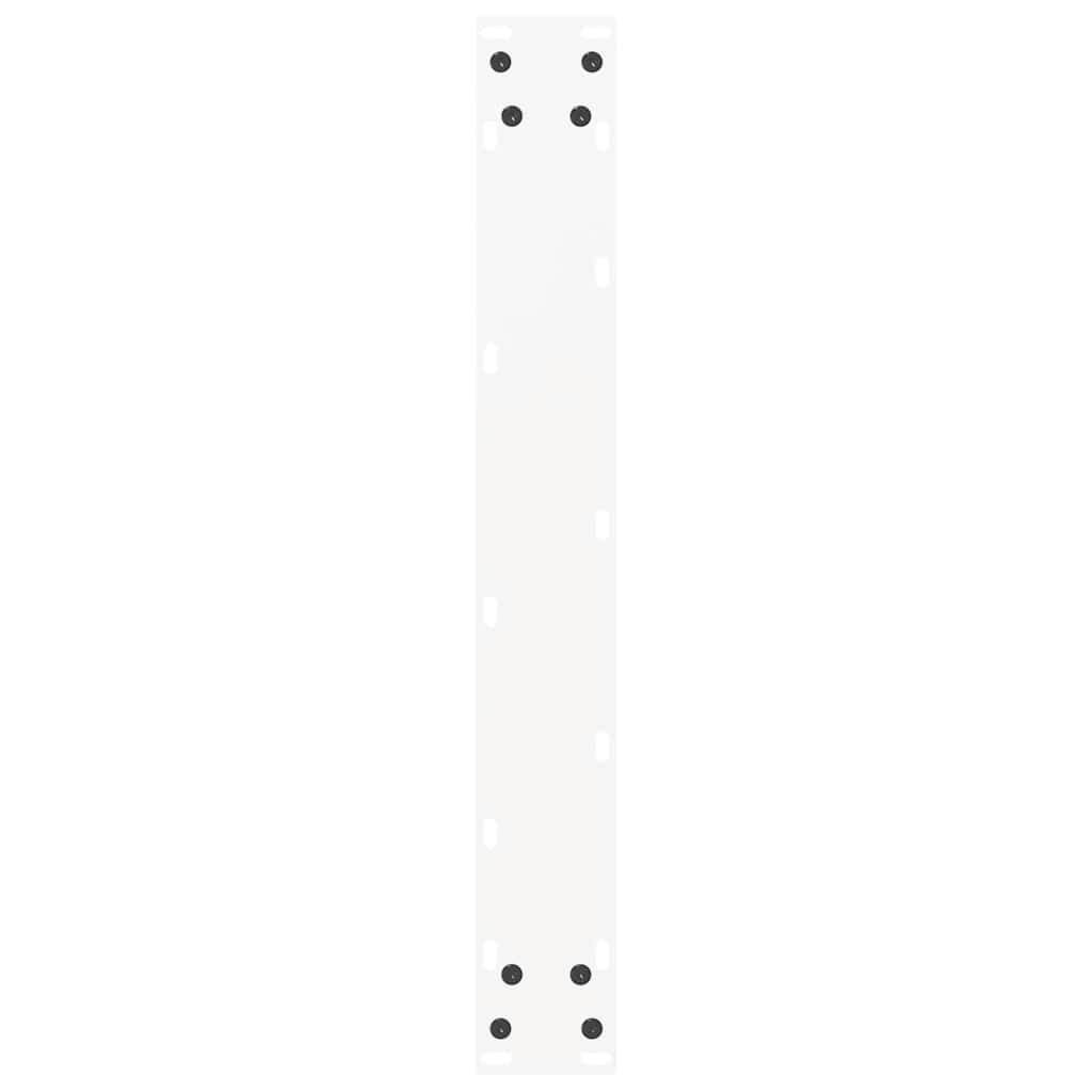 Bar Table Legs U-Shaped 2 pcs White 60x(90-91) cm Steel