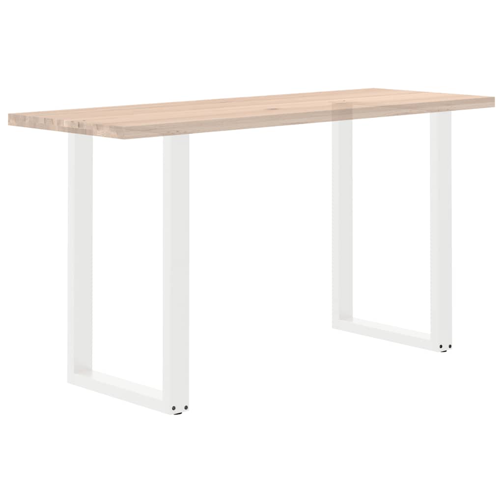 Bar Table Legs U-Shaped 2 pcs White 60x(90-91) cm Steel