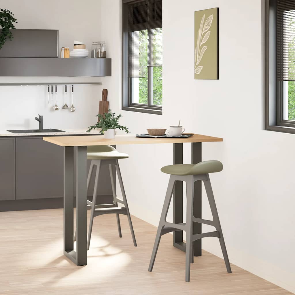 Bar Table Legs U-Shaped 2 pcs Anthracite 40x(100-101) cm Steel