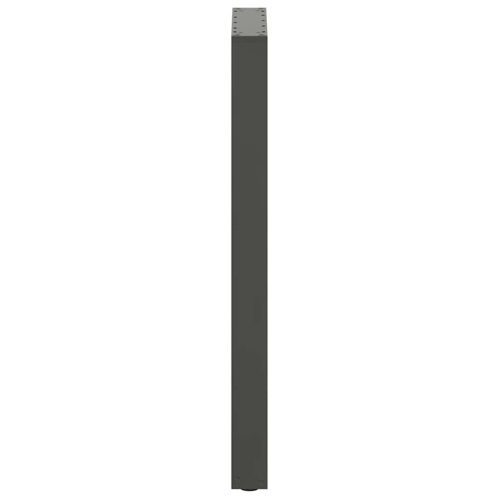 Bar Table Legs U-Shaped 2 pcs Anthracite 40x(100-101) cm Steel
