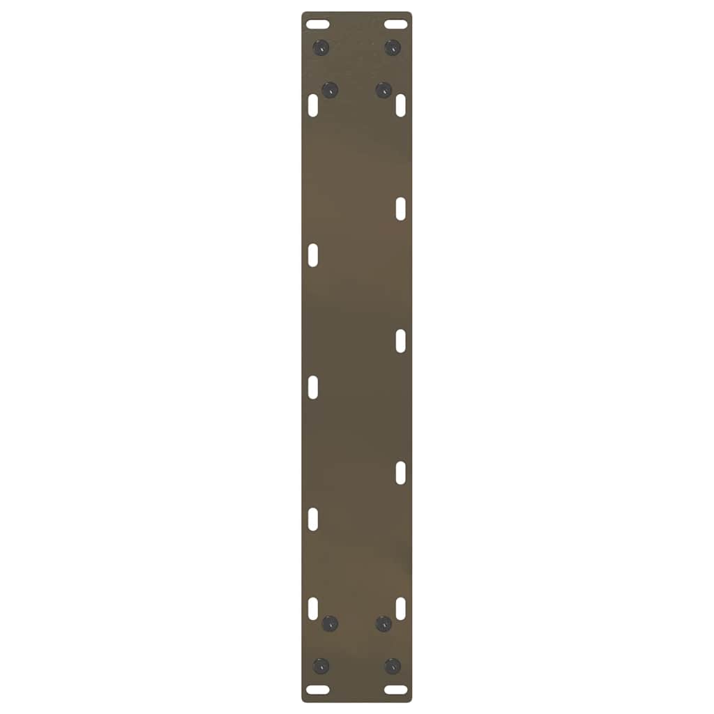 Bar Table Legs U-Shaped 2 pcs Natural Steel 40x(100-101) cm Steel