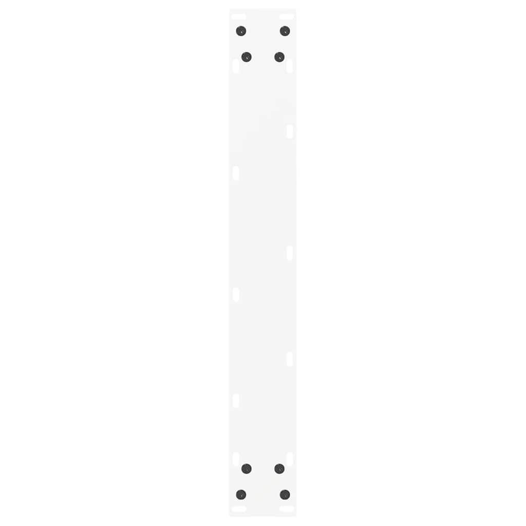 Bar Table Legs U-Shaped 2 pcs White 60x(100-101) cm Steel