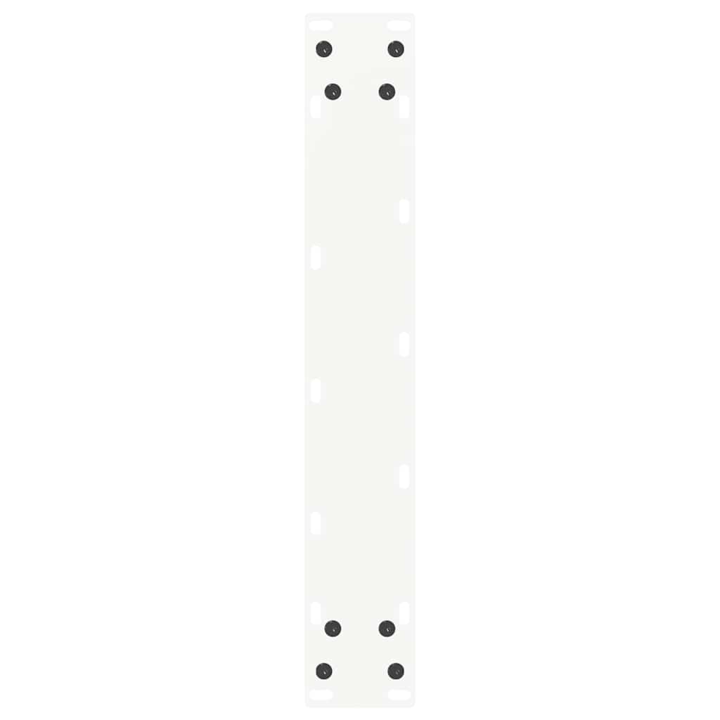 Bar Table Legs U-Shaped 2 pcs White 40x(110-111) cm Steel