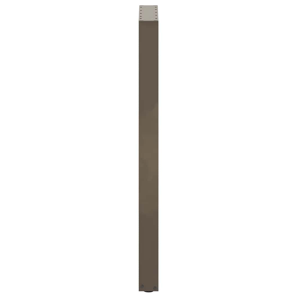 Bar Table Legs U-Shaped 2 pcs Natural Steel 40x(110-111) cm Steel