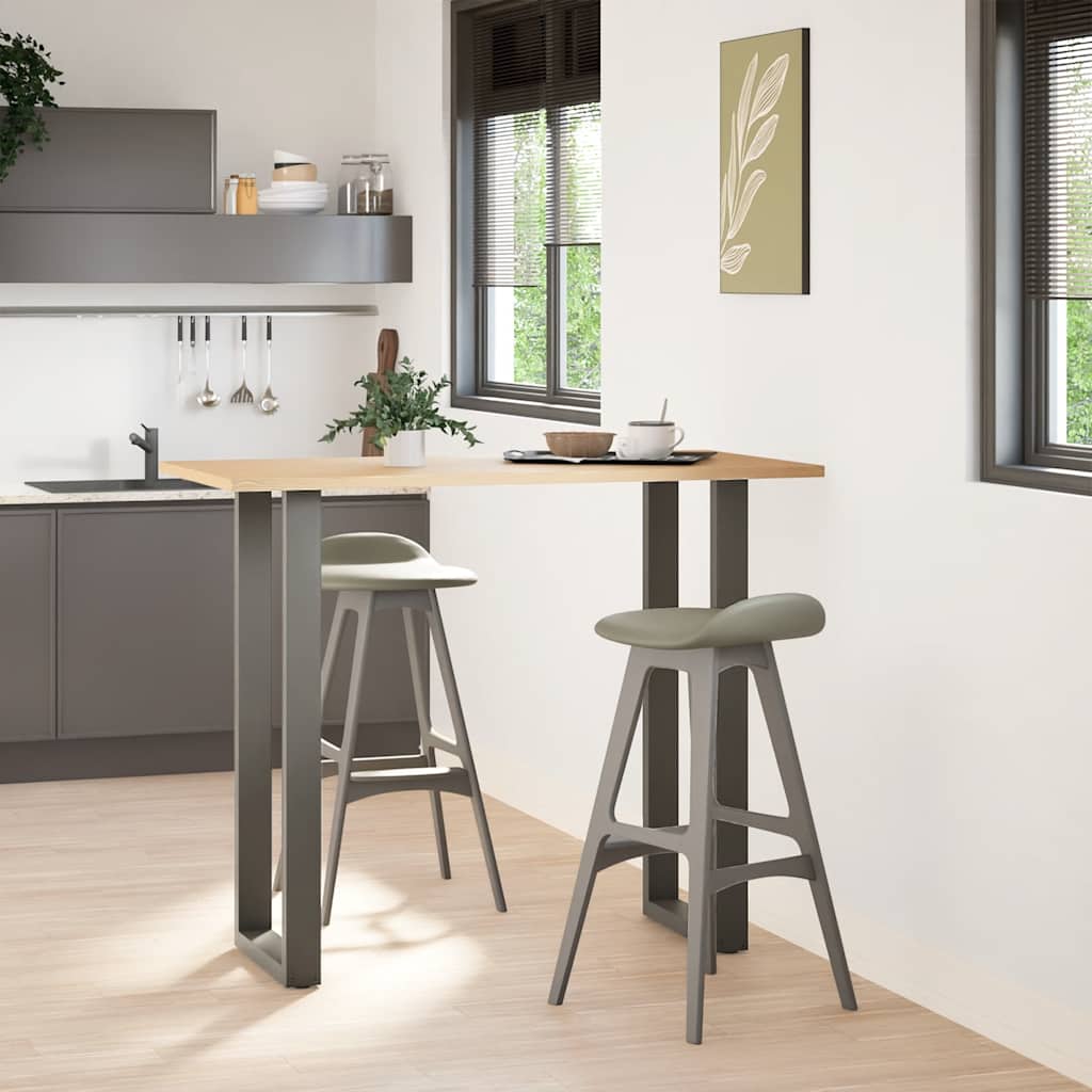 Bar Table Legs U-Shaped 2 pcs Anthracite 50x(110-111) cm Steel