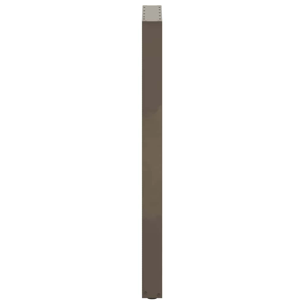 Bar Table Legs U-Shaped 2 pcs Natural Steel 50x(110-111) cm Steel
