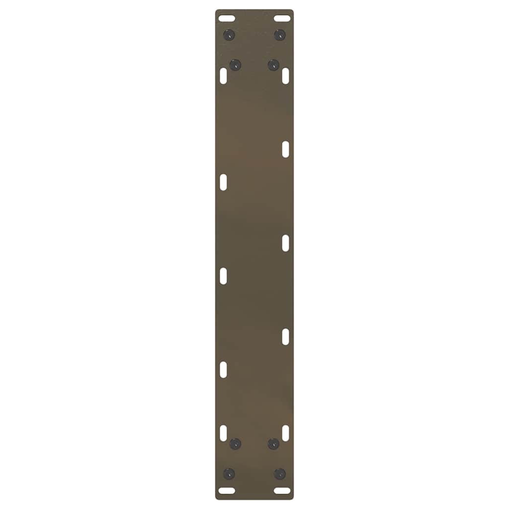 Bar Table Legs U-Shaped 2 pcs Natural Steel 50x(110-111) cm Steel