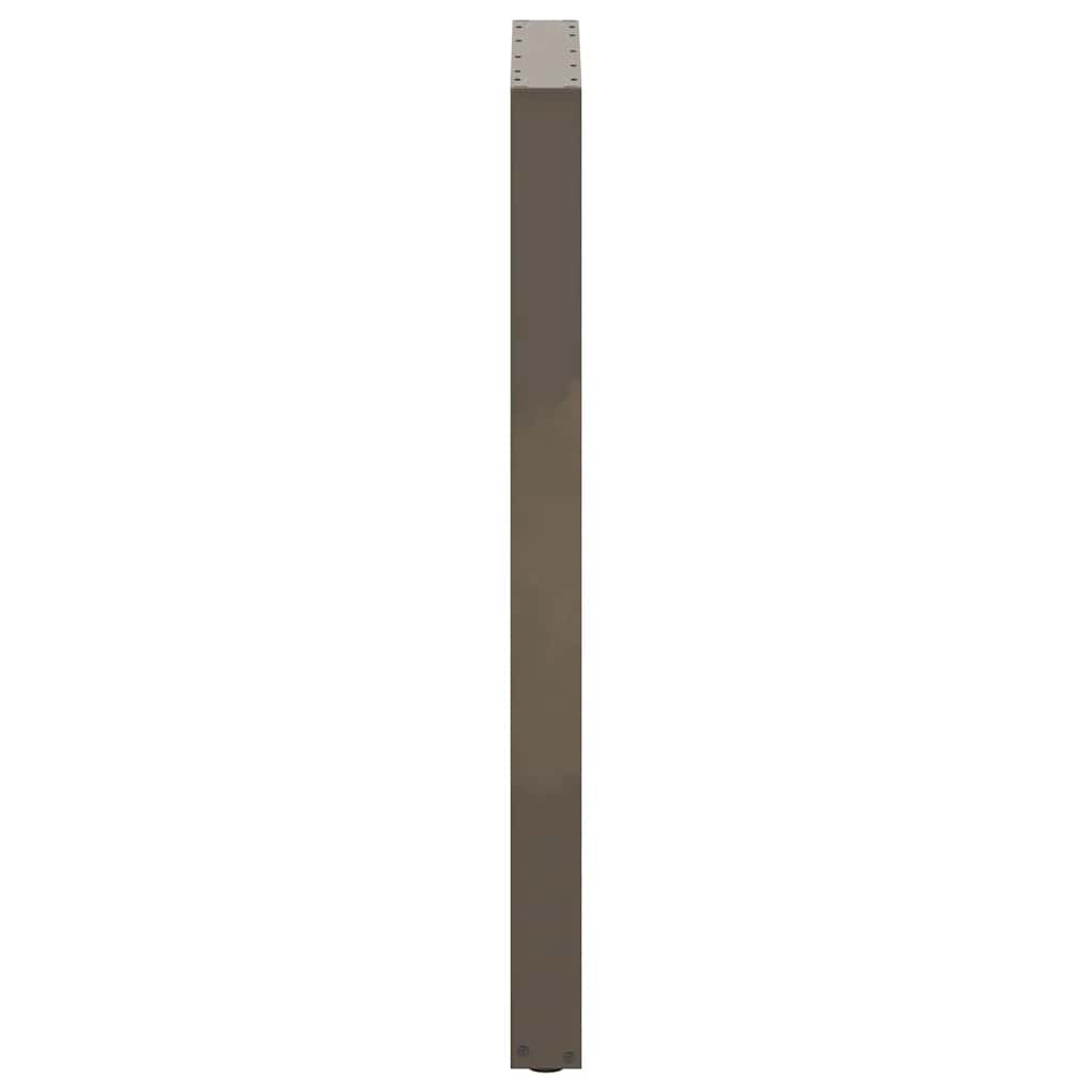 Bar Table Legs U-Shaped 2 pcs Natural Steel 60x(110-111) cm Steel
