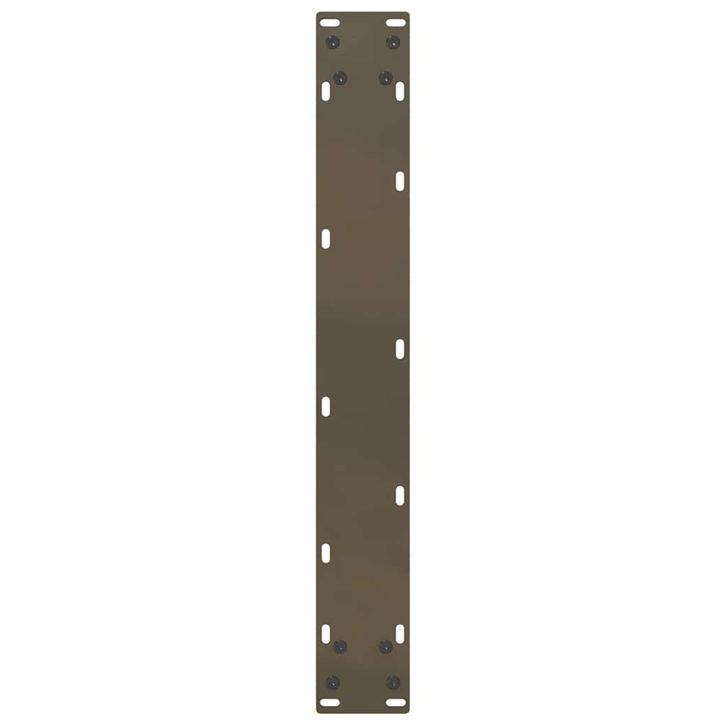 Bar Table Legs U-Shaped 2 pcs Natural Steel 60x(110-111) cm Steel