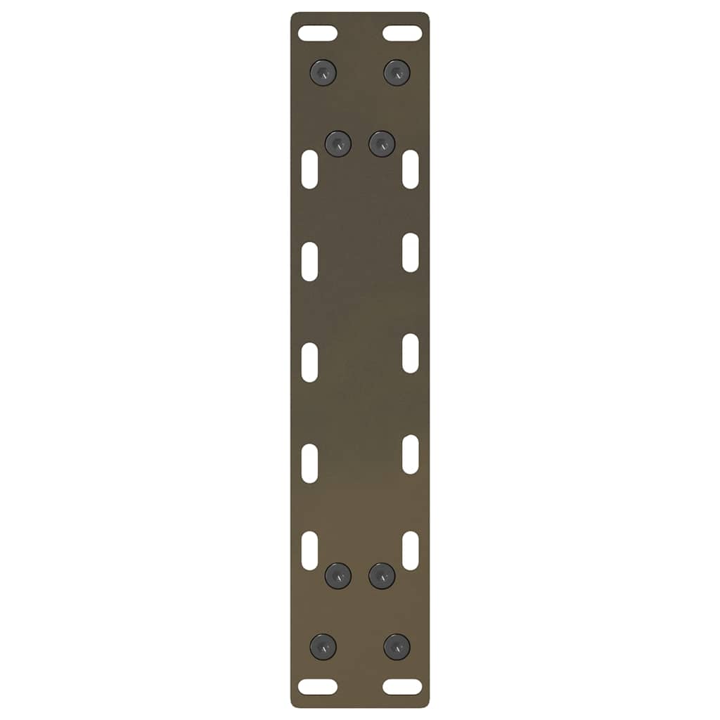 Coffee Table Legs Natural Steel 2 pcs 30x(30-31) cm Steel