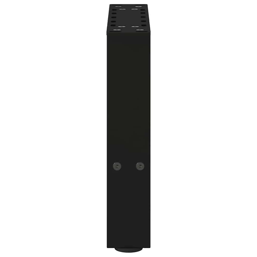 Coffee Table Legs Black 2 pcs 40x(30-31) cm Steel