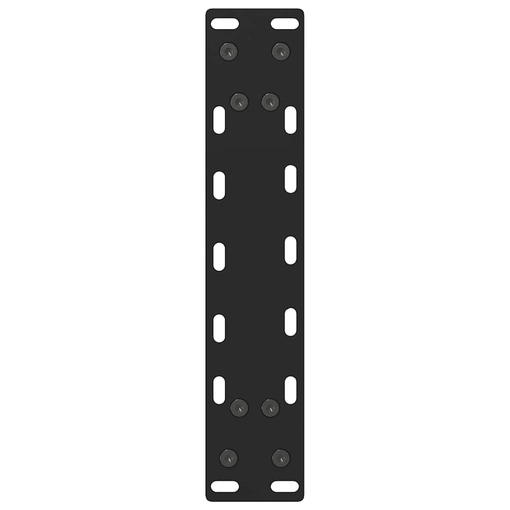 Coffee Table Legs Black 2 pcs 40x(30-31) cm Steel