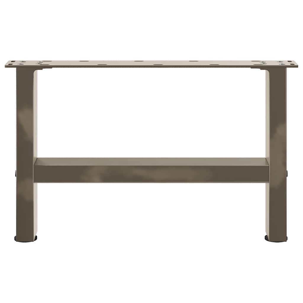 Coffee Table Legs Natural Steel 2 pcs 50x(30-31) cm Steel