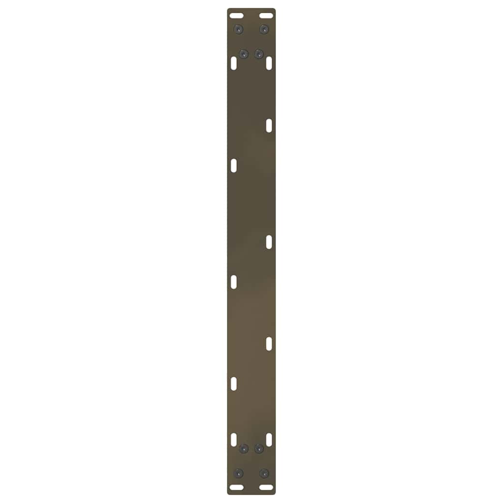 Coffee Table Legs Natural Steel 2 pcs 60x(30-31) cm Steel