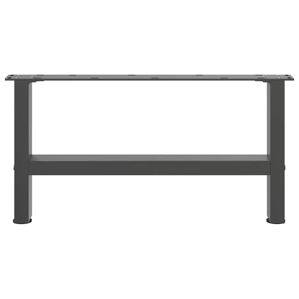 Coffee Table Legs Anthracite 2 pcs 70x(30-31) cm Steel