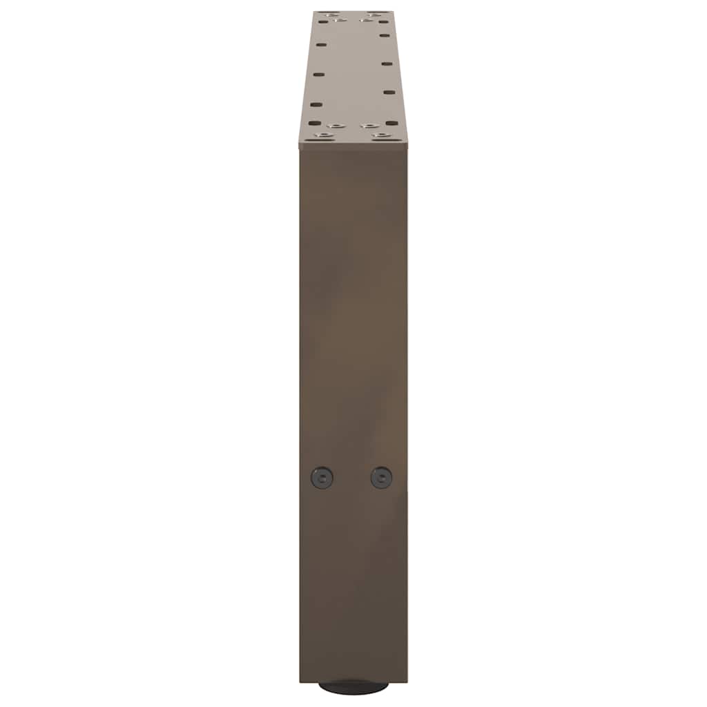 Coffee Table Legs Natural Steel 2 pcs 70x(30-31) cm Steel