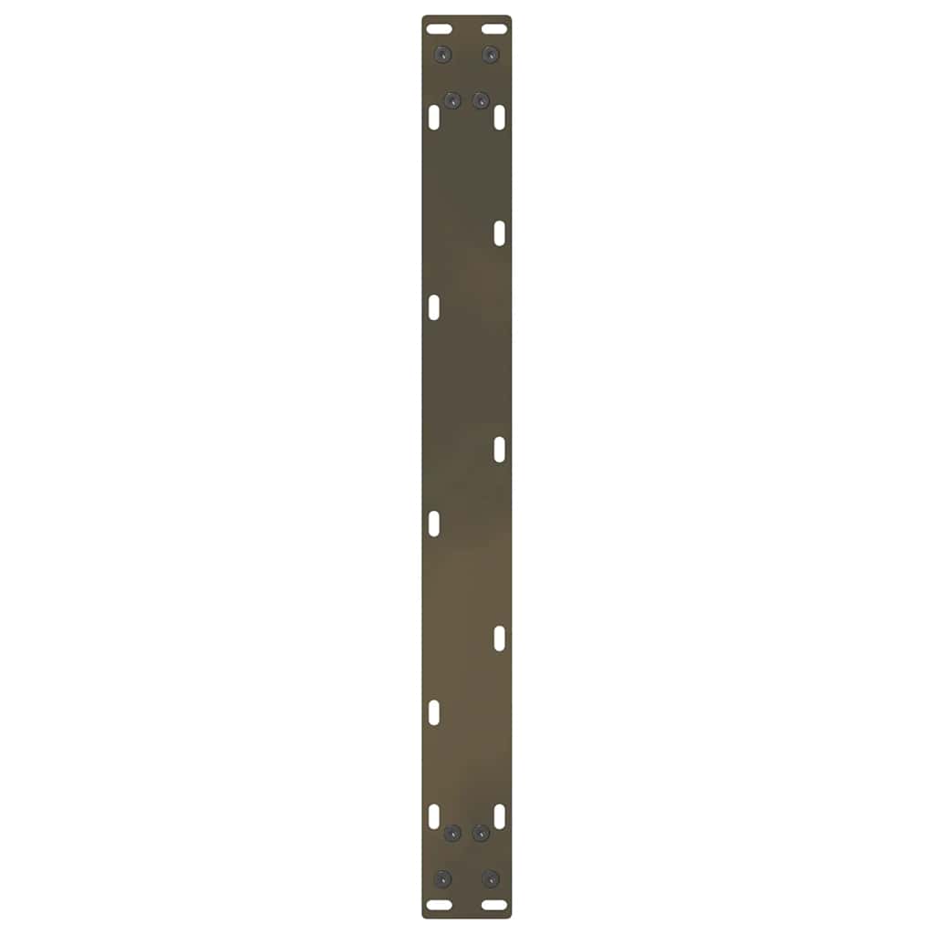 Coffee Table Legs Natural Steel 2 pcs 70x(30-31) cm Steel
