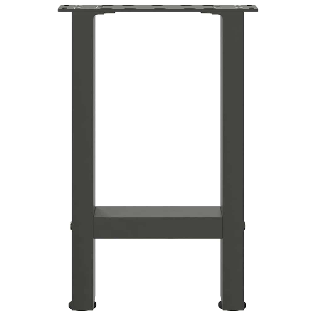 Coffee Table Legs Anthracite 2 pcs 28x(42-43) cm Steel