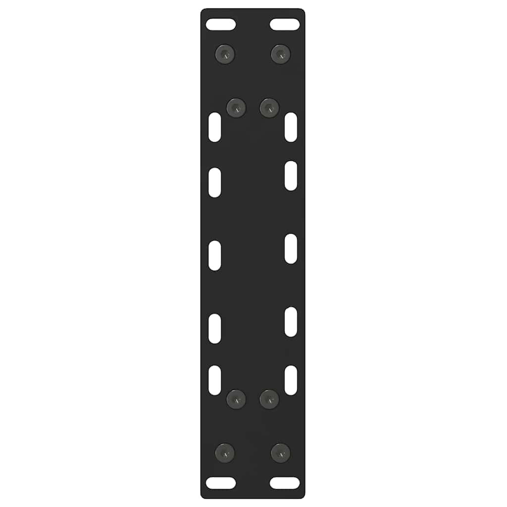 Coffee Table Legs Black 2 pcs 38x(42-43) cm Steel