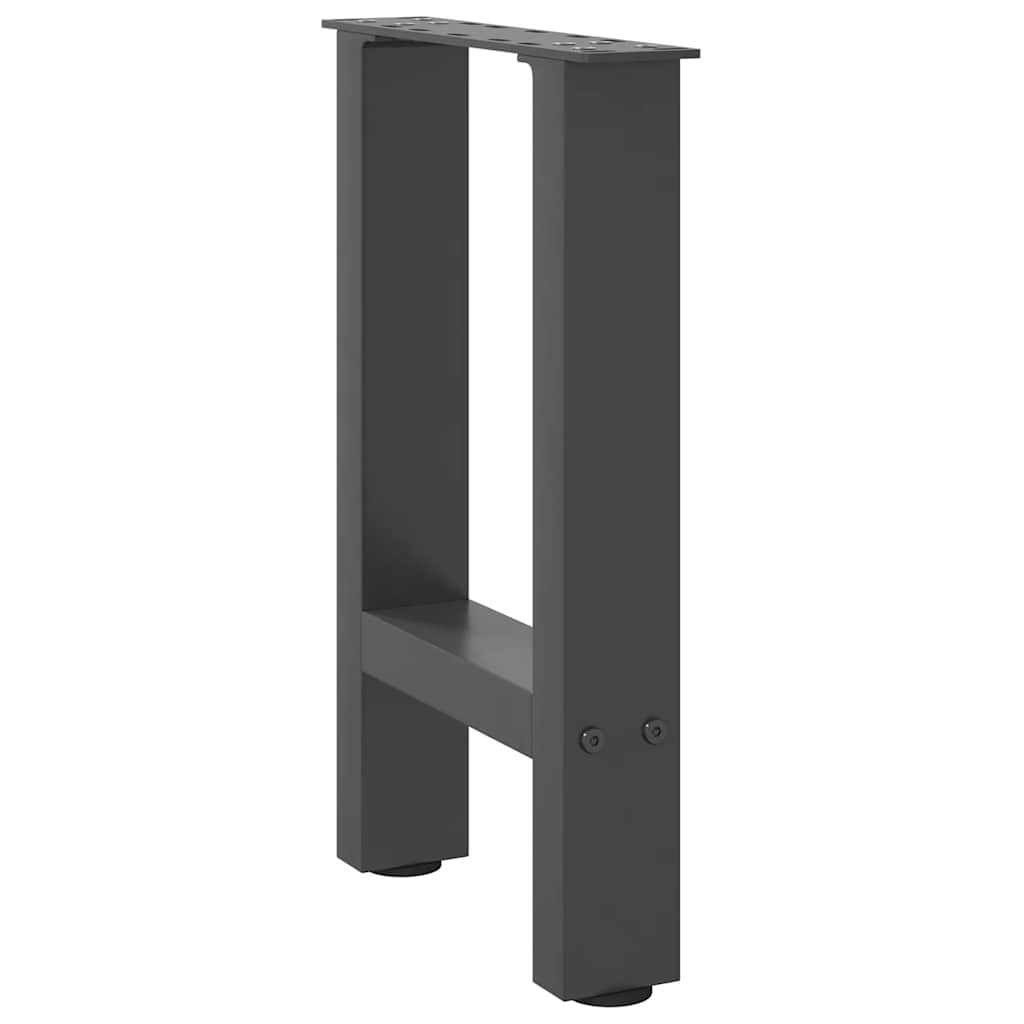 Coffee Table Legs Anthracite 2 pcs 38x(42-43) cm Steel