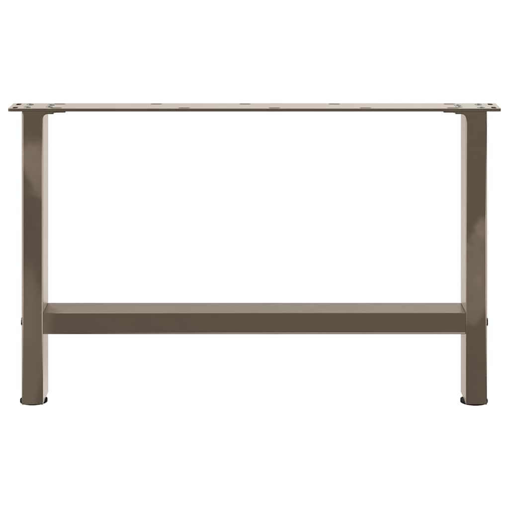 Coffee Table Legs Natural Steel 2 pcs 70x(42-43) cm Steel