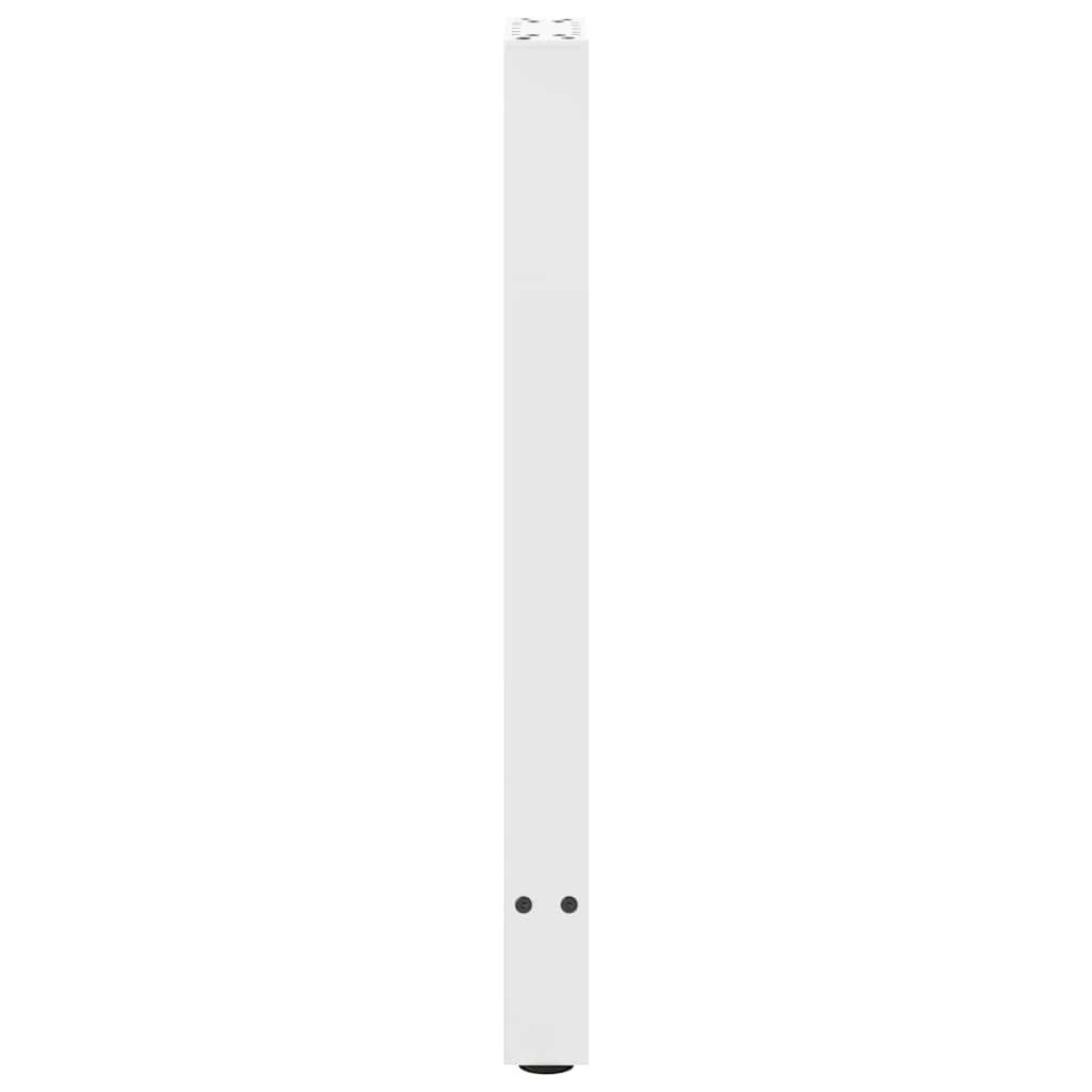 Console Table Legs White 2 pcs 28x(72-73) cm Steel