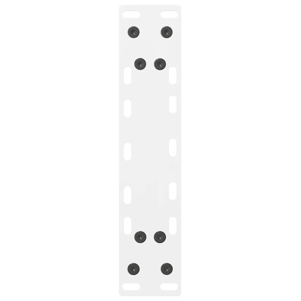 Console Table Legs White 2 pcs 28x(72-73) cm Steel