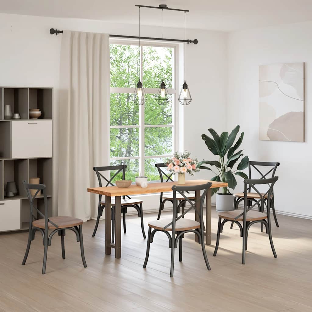 Console Table Legs Natural Steel 2 pcs 28x(72-73) cm Steel