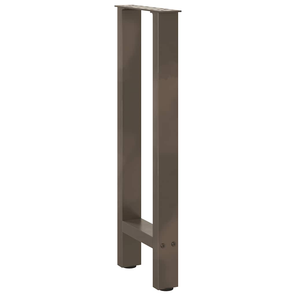 Console Table Legs Natural Steel 2 pcs 28x(72-73) cm Steel