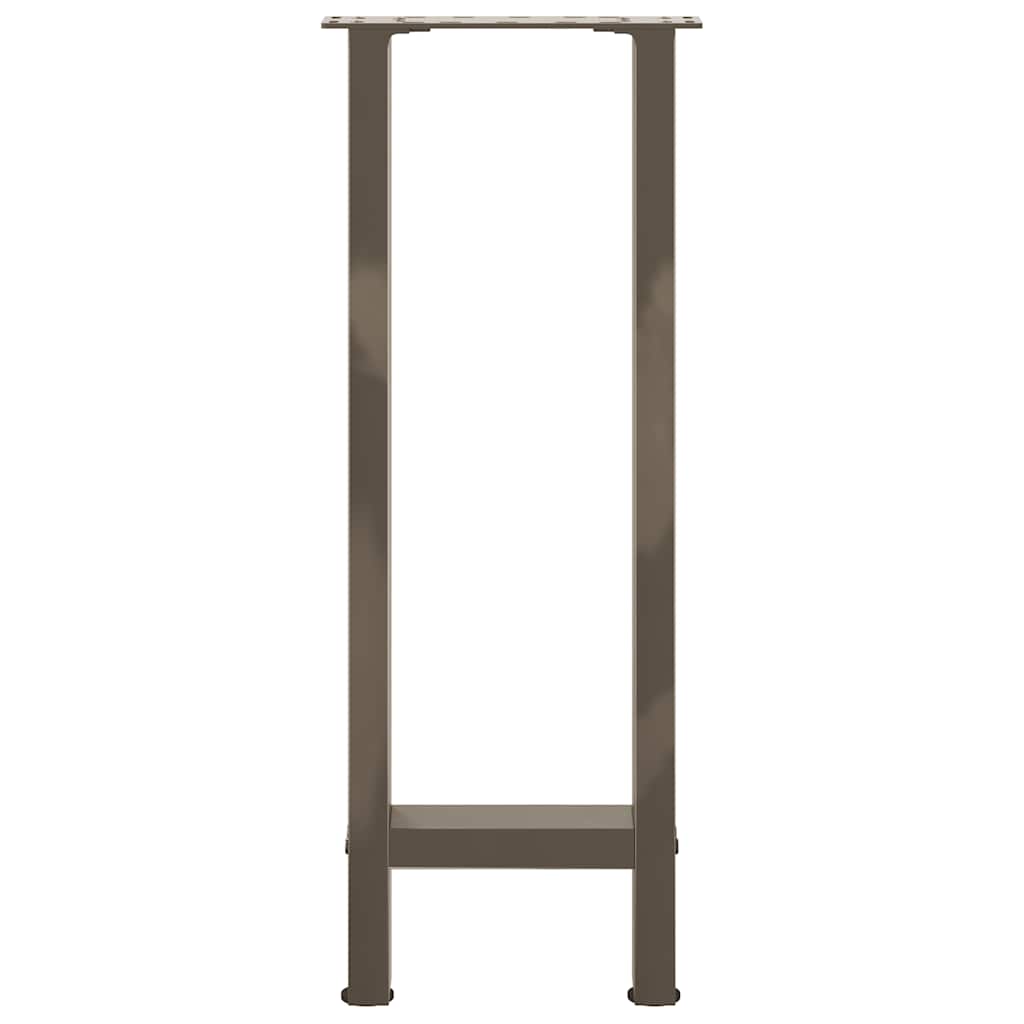 Console Table Legs Natural Steel 2 pcs 28x(72-73) cm Steel