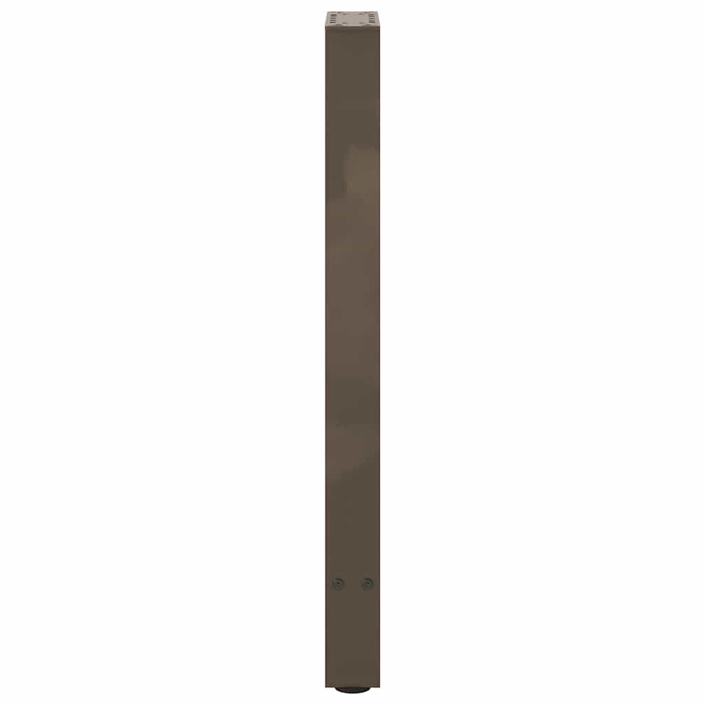 Console Table Legs Natural Steel 2 pcs 28x(72-73) cm Steel