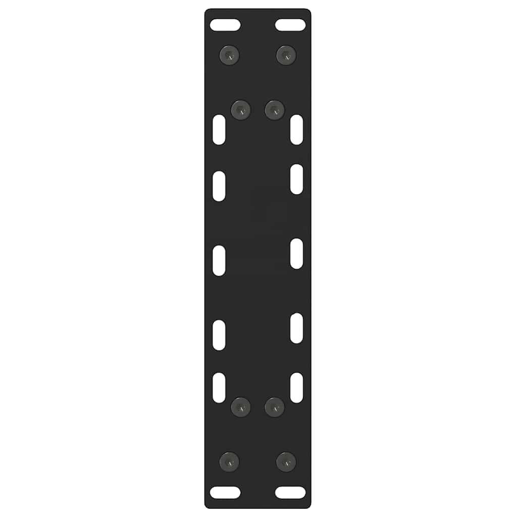 Console Table Legs Black 2 pcs 38x(72-73) cm Steel