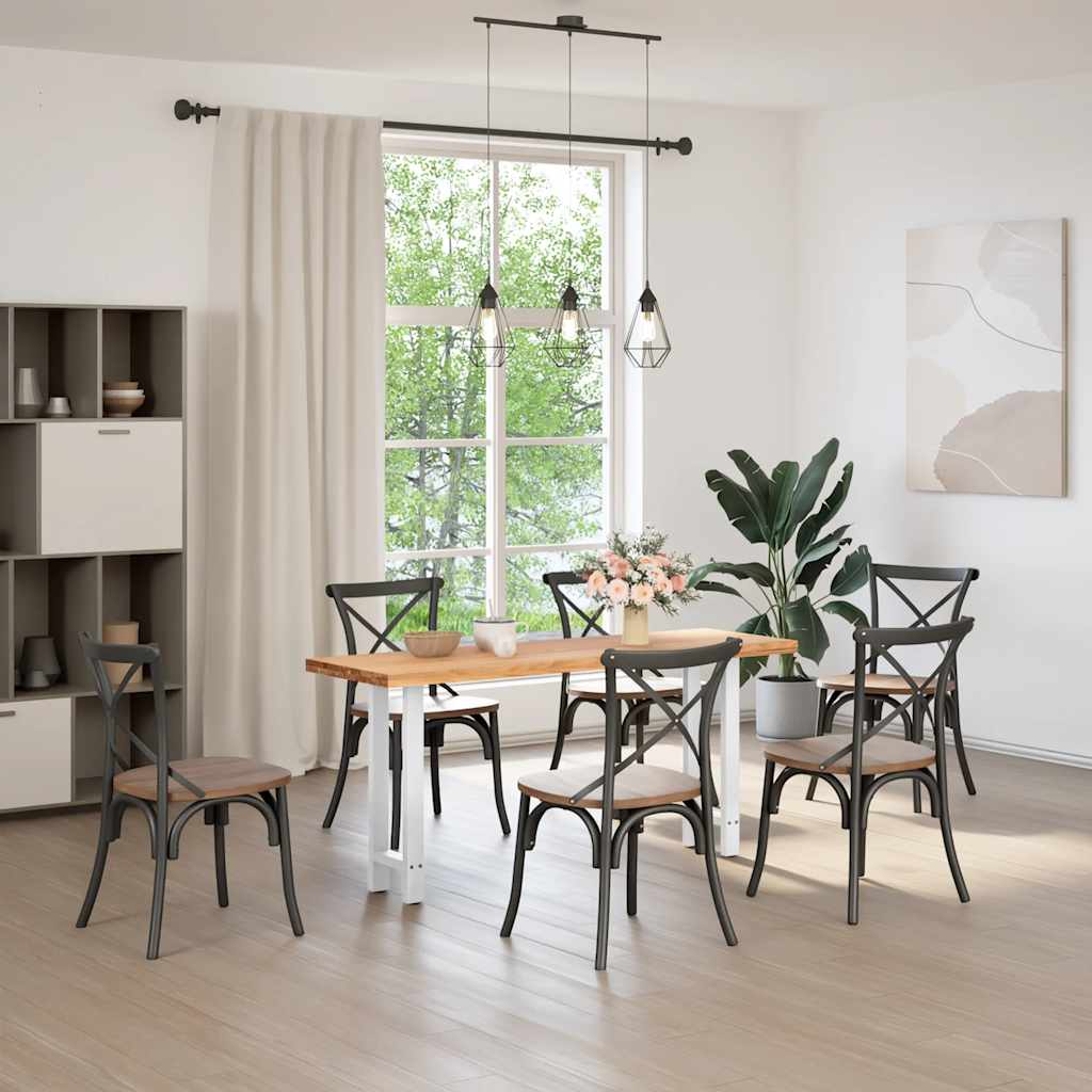 Console Table Legs White 2 pcs 38x(72-73) cm Steel
